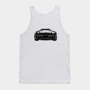 C4 Corvette Sketch Art Tank Top